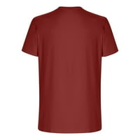 Патриотични ризи За Мъже Около врата къс ръкав ежедневни флаг печат Пуловер фитнес спортни шорти ръкави блуза Ден на независимостта върхове