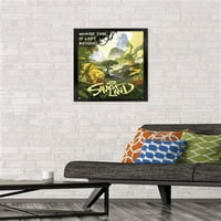 Marvel: Hero Lands - Плакатът на Savage Land Wall, 14.725 22.375 рамки