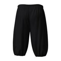 Мъжки Къси панталонки за плуване мъжки Къси панталони за бързо сухо плуване с мрежеста подплата плажни шорти черни, хл