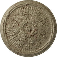 Екена мелница 21 од 2 П Лутън таван медальон, ръчно изрисуван пустинята Гоби пращене