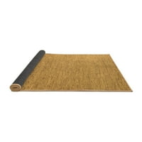 Ahgly Company Indoor Square Solid Brown Modern Reale Rugs, 4 'квадрат