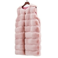 Aayomet Coats for Women Fashion Fashion Women's Longth Double-Trink Coat с колан, Pink S