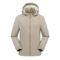 Aufmer Windprouf Jacket Waterprows Clothes Жените мъже зимни качулки Softshell Windproof Soft Coat Jackeve