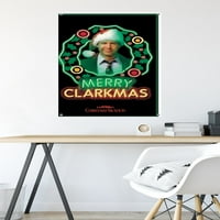 Коледна ваканция на National Lampoon - Плакат за стена на Кларк с бутални щифтове, 22.375 34