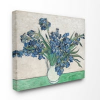 Ступел Начало Дéкор Саксия синьо зелено класическа живопис платно стена изкуство от Винсент Ван Гог