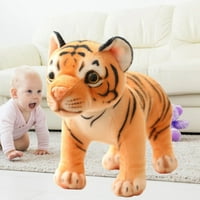 Една отваряща творческа играчка за карикатура тигър, ултра мека пълнена играчка за плюшени животни, сладка прегръщаща се плюшен домашен любимец за деца, декор на стаята