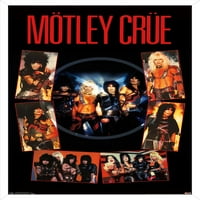 Motley Crue - Викайте на плаката на Devil Wall, 22.375 34