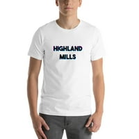 Tri Color Highland Mills Памучна тениска с къс ръкав от неопределени подаръци
