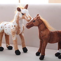 3D симулация конски животински плюшени пълнени кукли деца играчки за играчка декор снимка реквизит