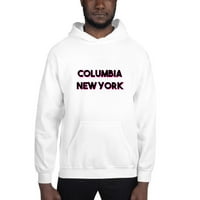 Неопределени подаръци 2xl два тона Columbia New York Hoodie Pullover Sweatshirt