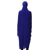 есенни рокли за жени Дамски ежедневни ежедневни мюсюлмански почвен Дълъг ръкав Дълги Реколта Фасион рокли сиви + КСЛ