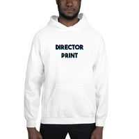 Tri Color Director Print Hoodie Pullover Sweatshirt от неопределени подаръци