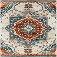 Tevazu Light Grey 6'7 9 'Традиционно килимче за правоъгълник