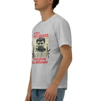 Мъже забавен стил милиардир El Chapo Gusman Официална риза Лятна екипаж Топс на врата на небрежни къси ръкави тениски малки сиви