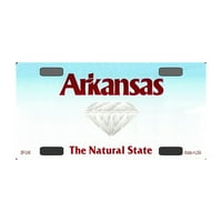 Smart Blonde Arkansas Noftty State Bastry Персонализируеми знаци за табела за велосипедна табела с велосипед