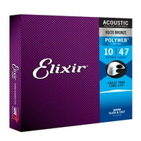 Elixir Extra Light Polyweb Acoustic Guitar Strings